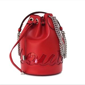 NWT Christian Louboutin Marie Jane Bucket purse